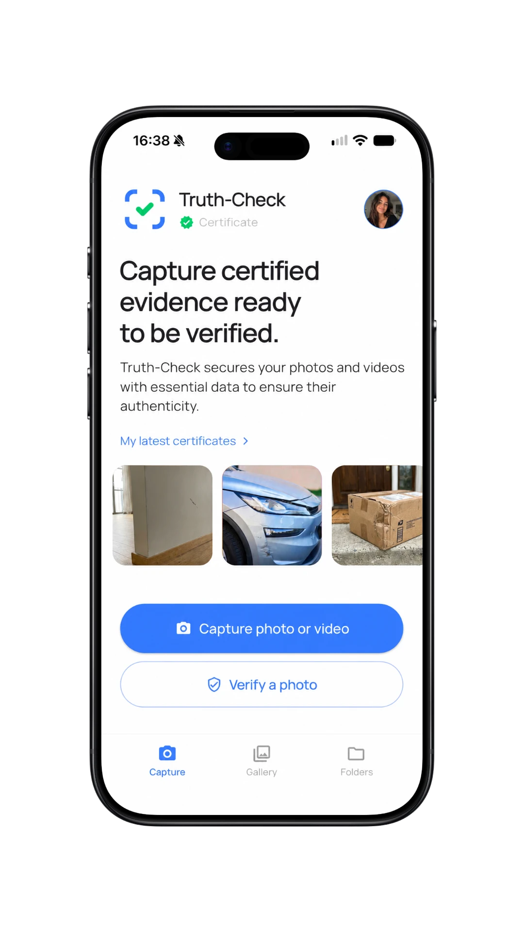 Truth-Check App Interface