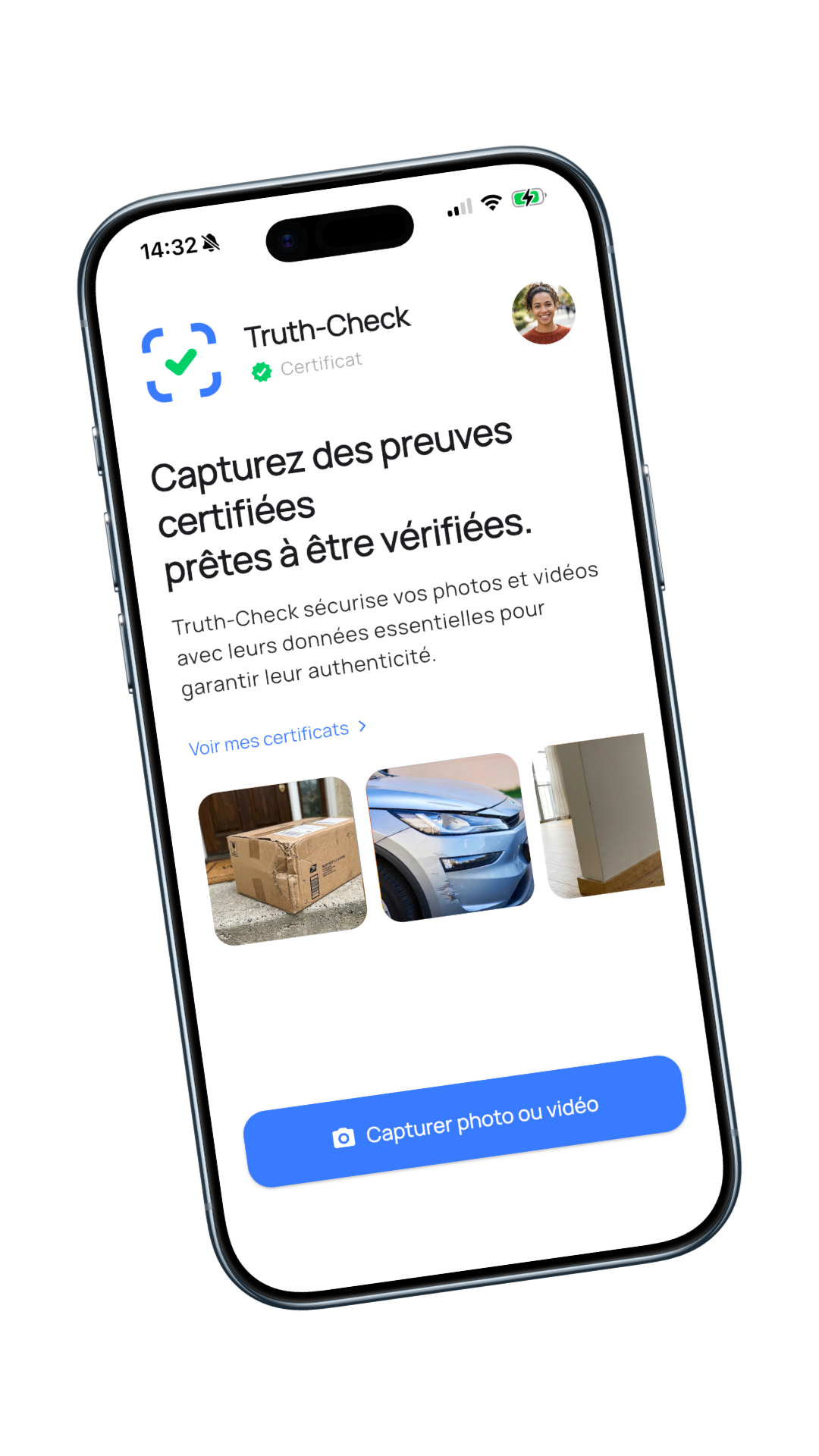 Truth-Check App Interface